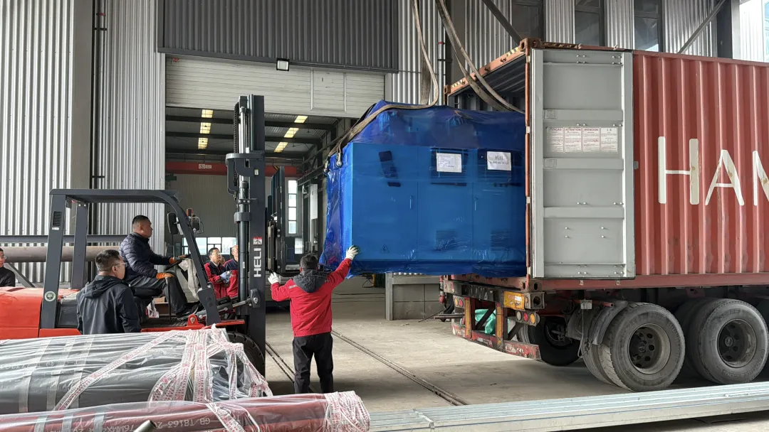 大森制冷速凍機、制冷機組訂單十柜連發(fā)出口海外